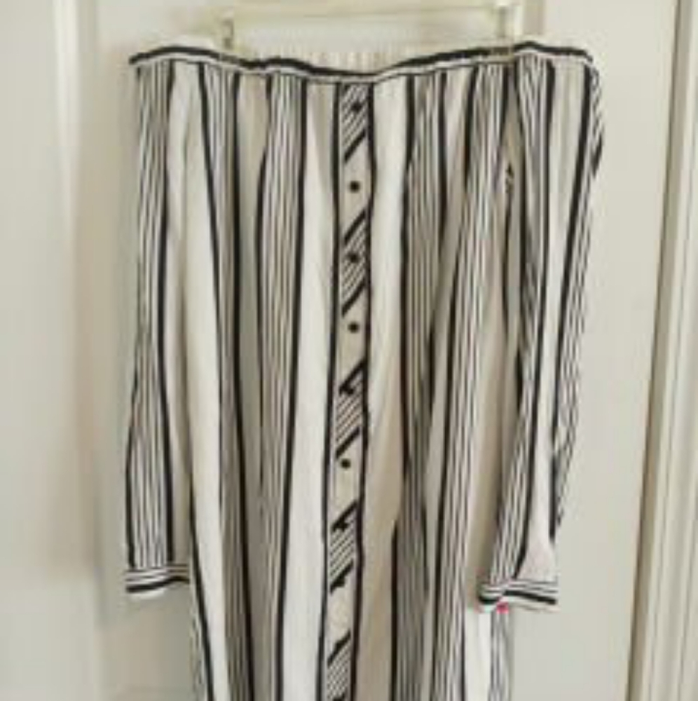 Black and white dress